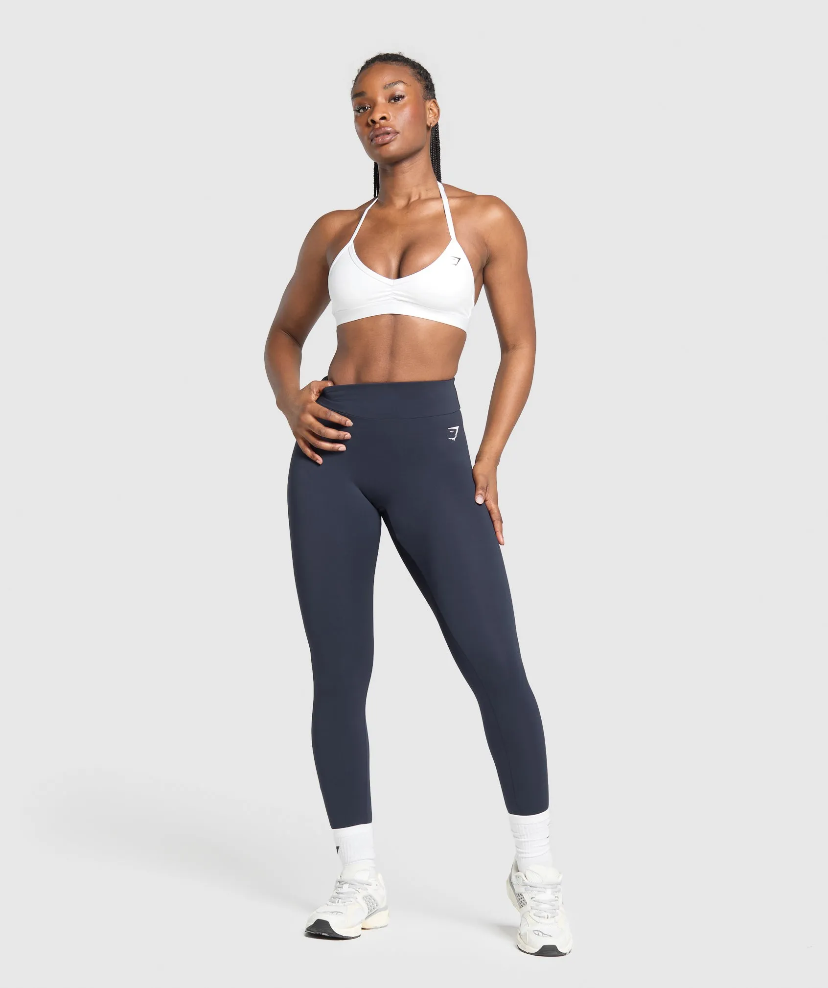 Gymshark Reps Power Leggings - Heavy Blue sold by Gymshark product image thumbnail 4