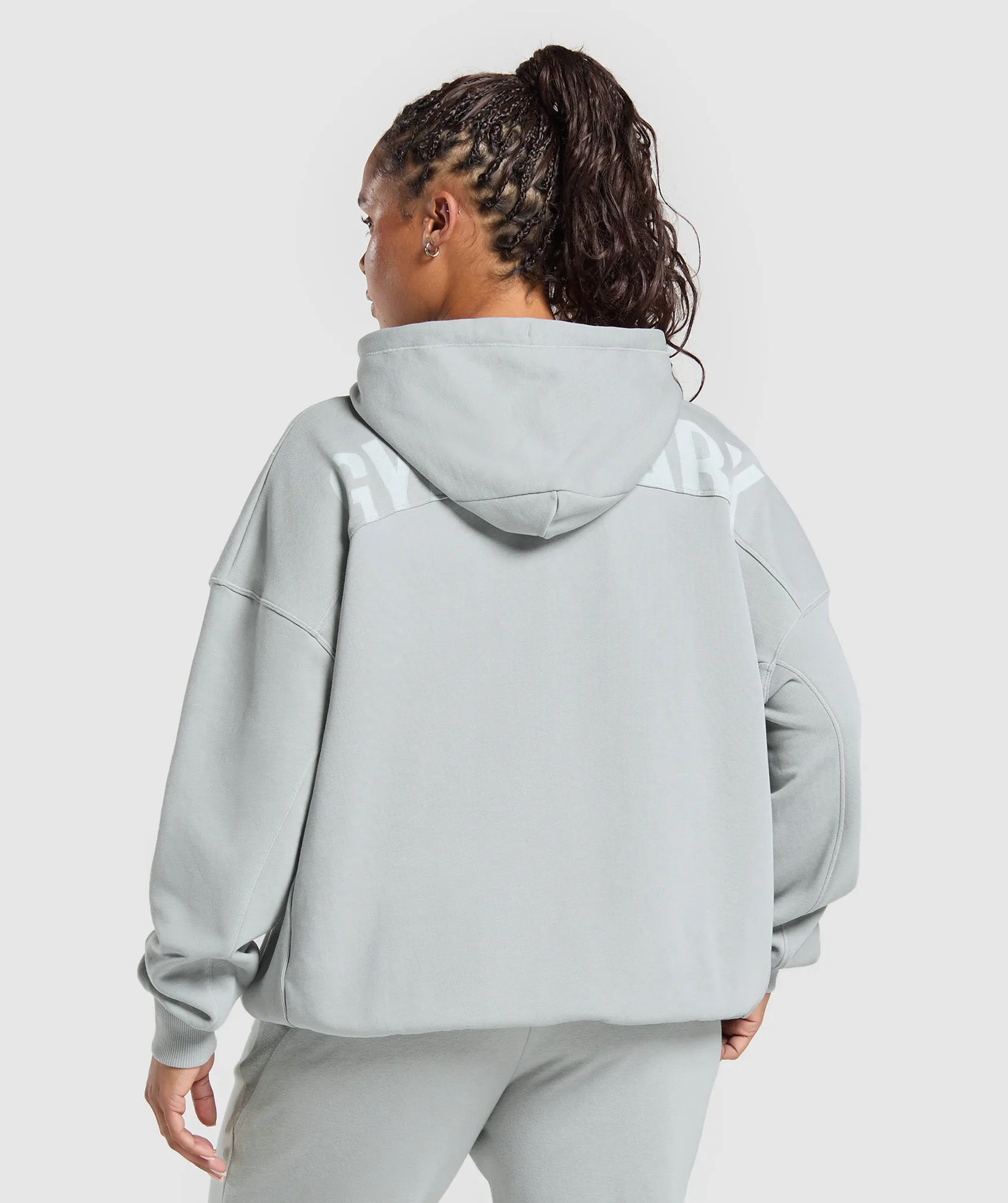 Gymshark Power Hoodie - Silver Grey sold by Gymshark