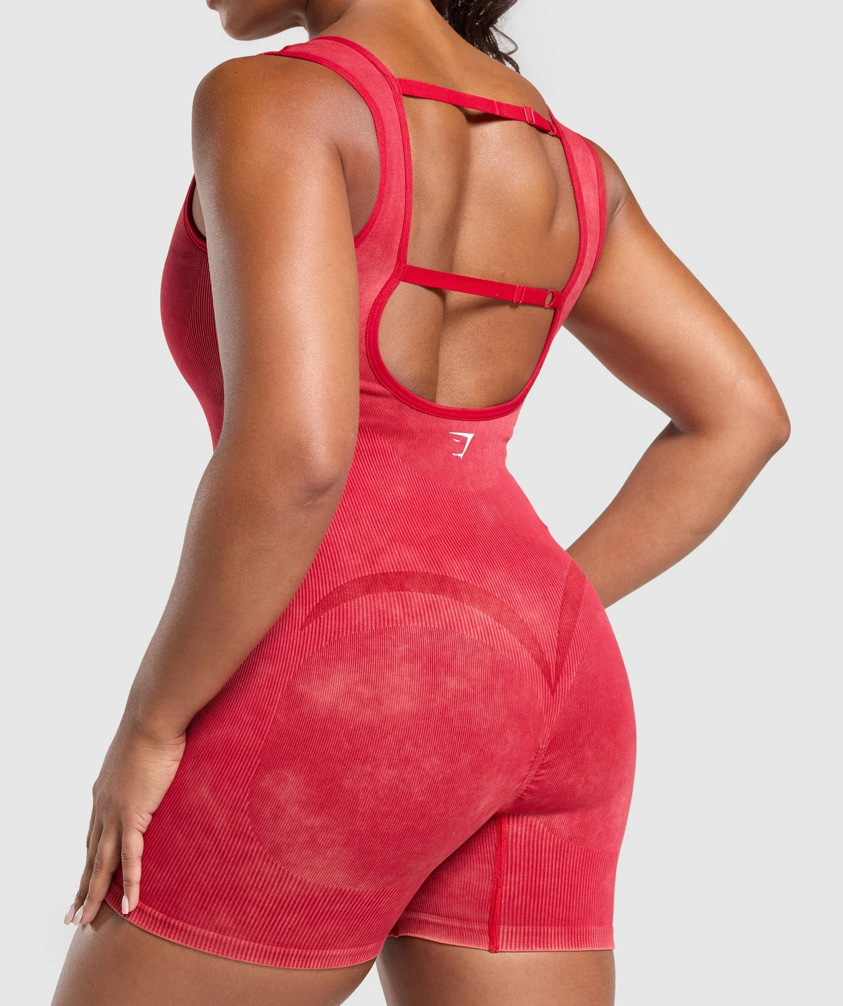 Gymshark Gains Seamless All-In-One - Carmine Red sold by Gymshark product image thumbnail 5
