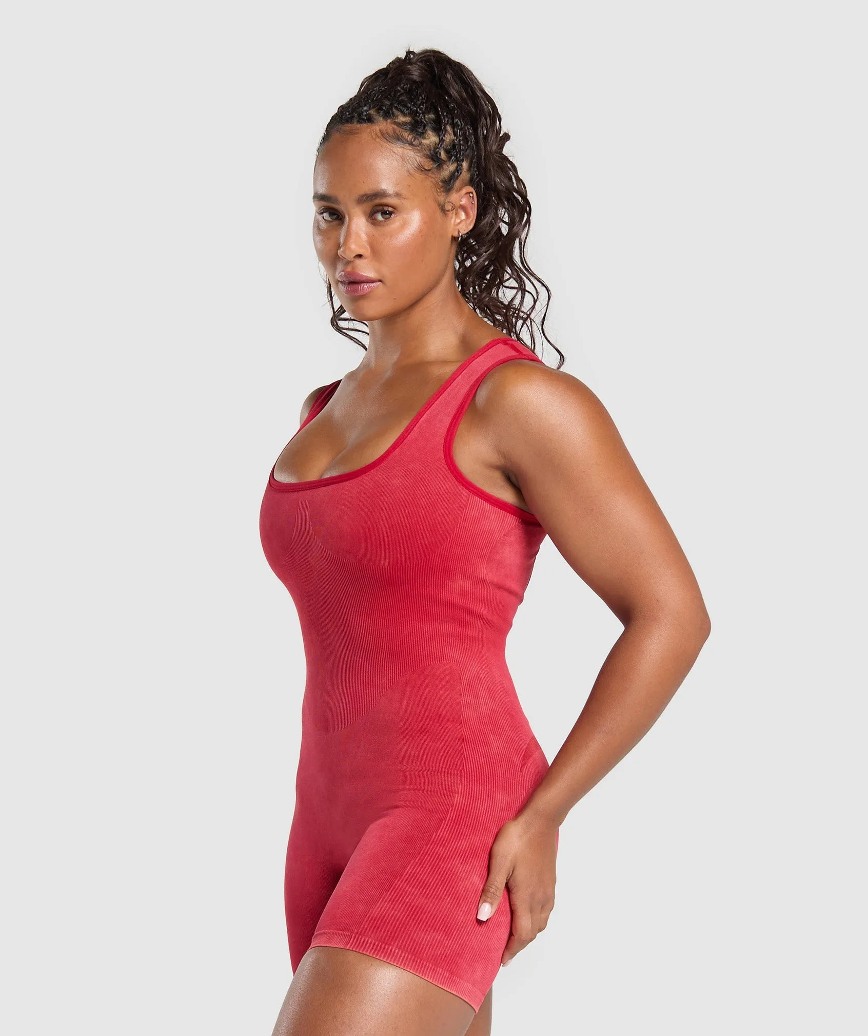 Gymshark Gains Seamless All-In-One - Carmine Red sold by Gymshark product image thumbnail 3