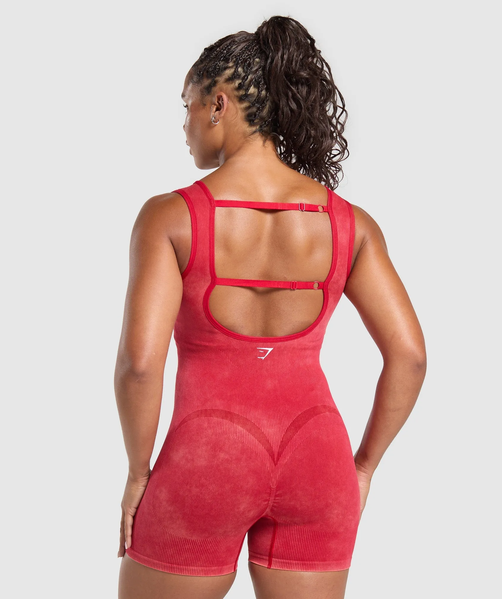 Gymshark Gains Seamless All-In-One - Carmine Red sold by Gymshark product image thumbnail 2