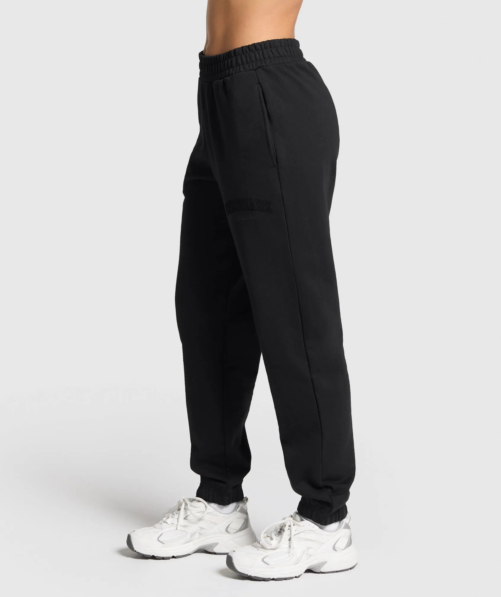 Gymshark Campus Classics Graphic Joggers - Black sold by Gymshark product image thumbnail 3