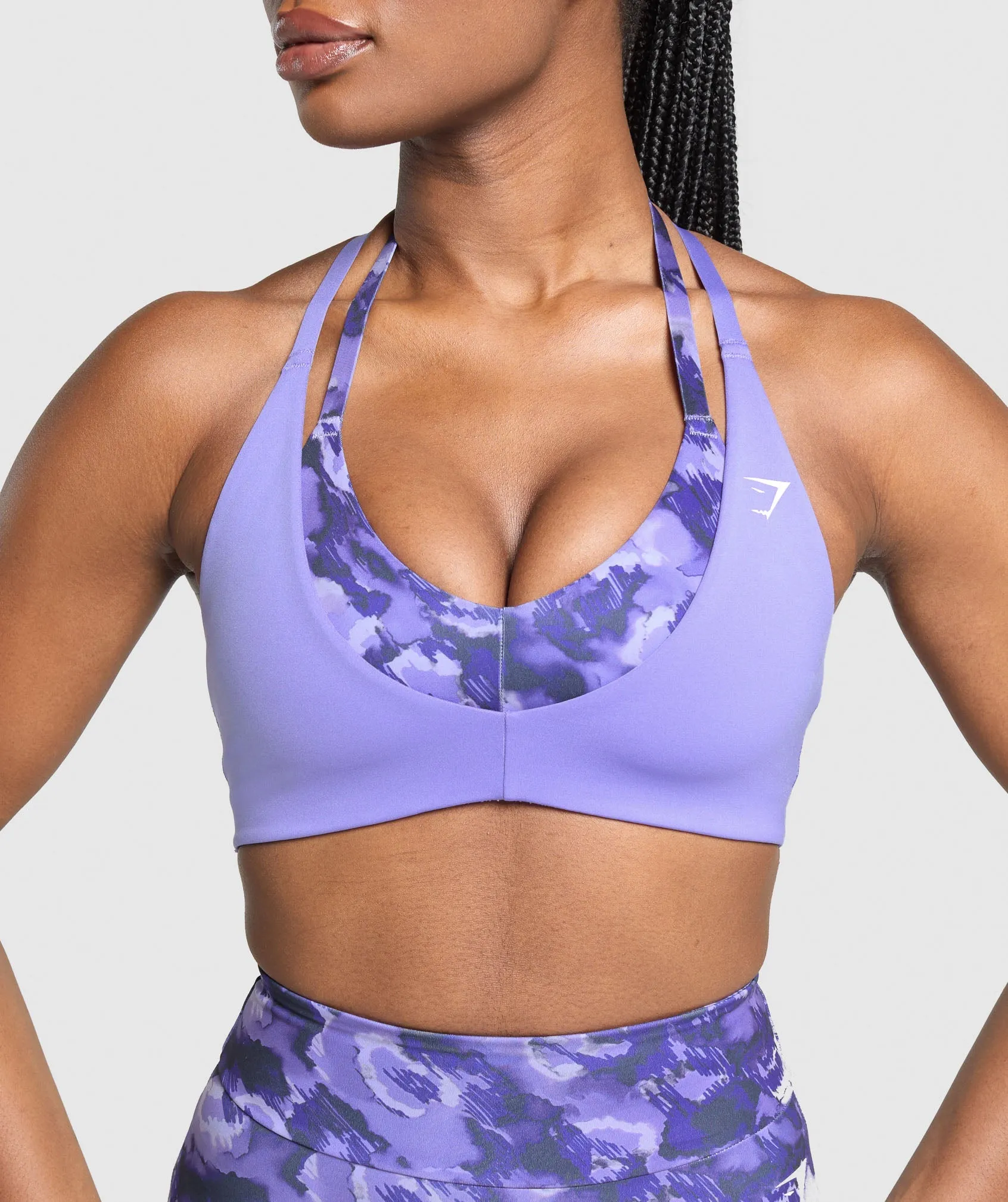 Gymshark Reps T Back Sports Bra - Record Purple/Fresh Lilac sold by Gymshark product image thumbnail 5