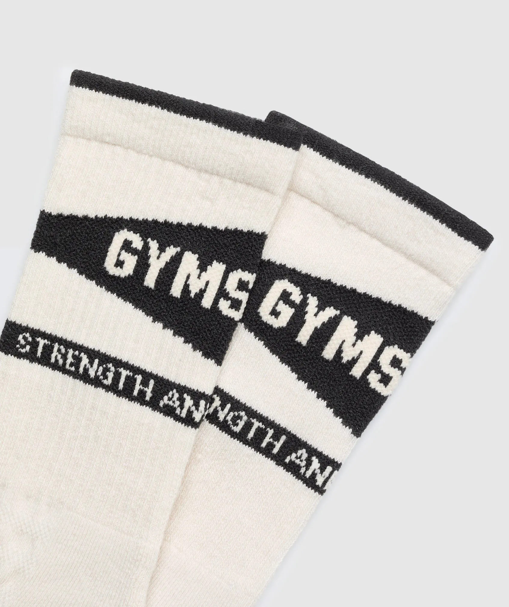 Gymshark Craft Crew Single - Oat White/Black sold by Gymshark product image thumbnail 2