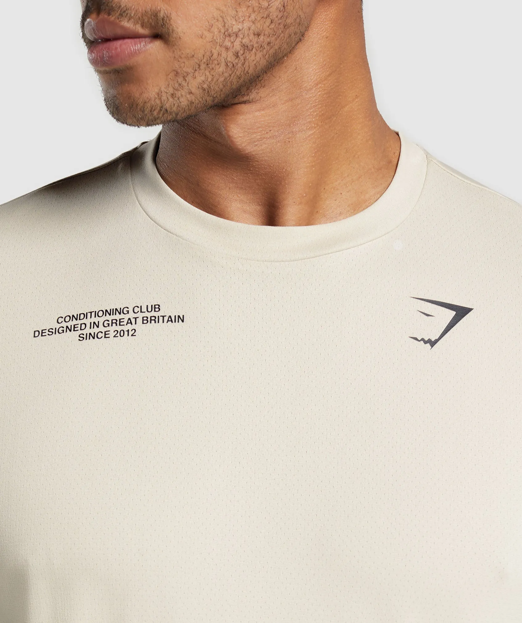 Gymshark Conditioning Club Oversized T-Shirt - Pebble Grey sold by Gymshark product image thumbnail 5