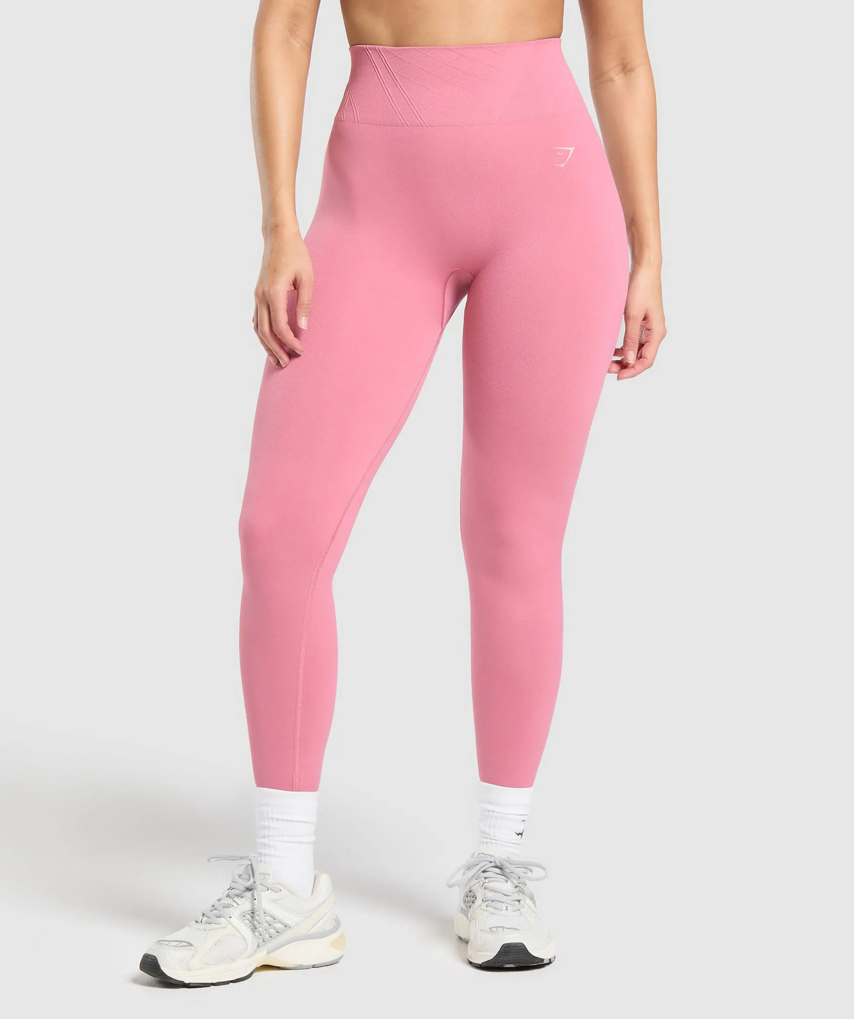 Gymshark Corset Seamless Leggings - Sunset Pink sold by Gymshark