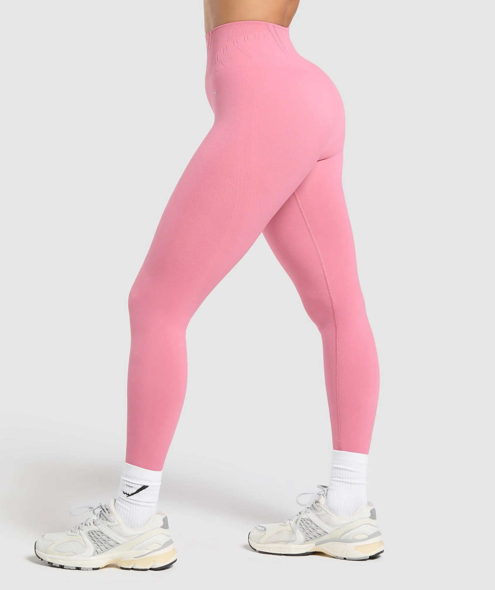 Gymshark Corset Seamless Leggings - Sunset Pink sold by Gymshark product image thumbnail 2