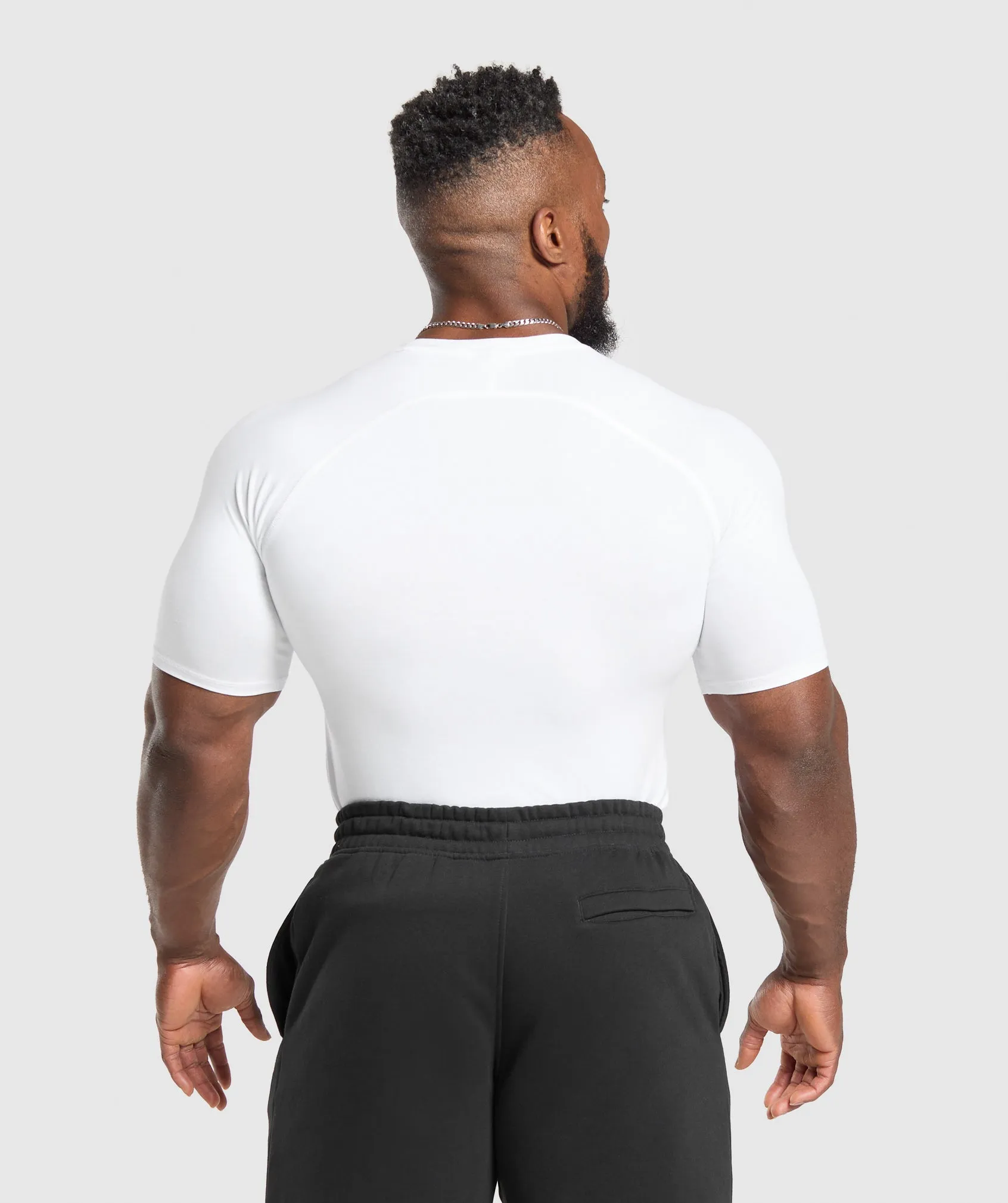 Gymshark Prime T-Shirt - White sold by Gymshark product image thumbnail 2