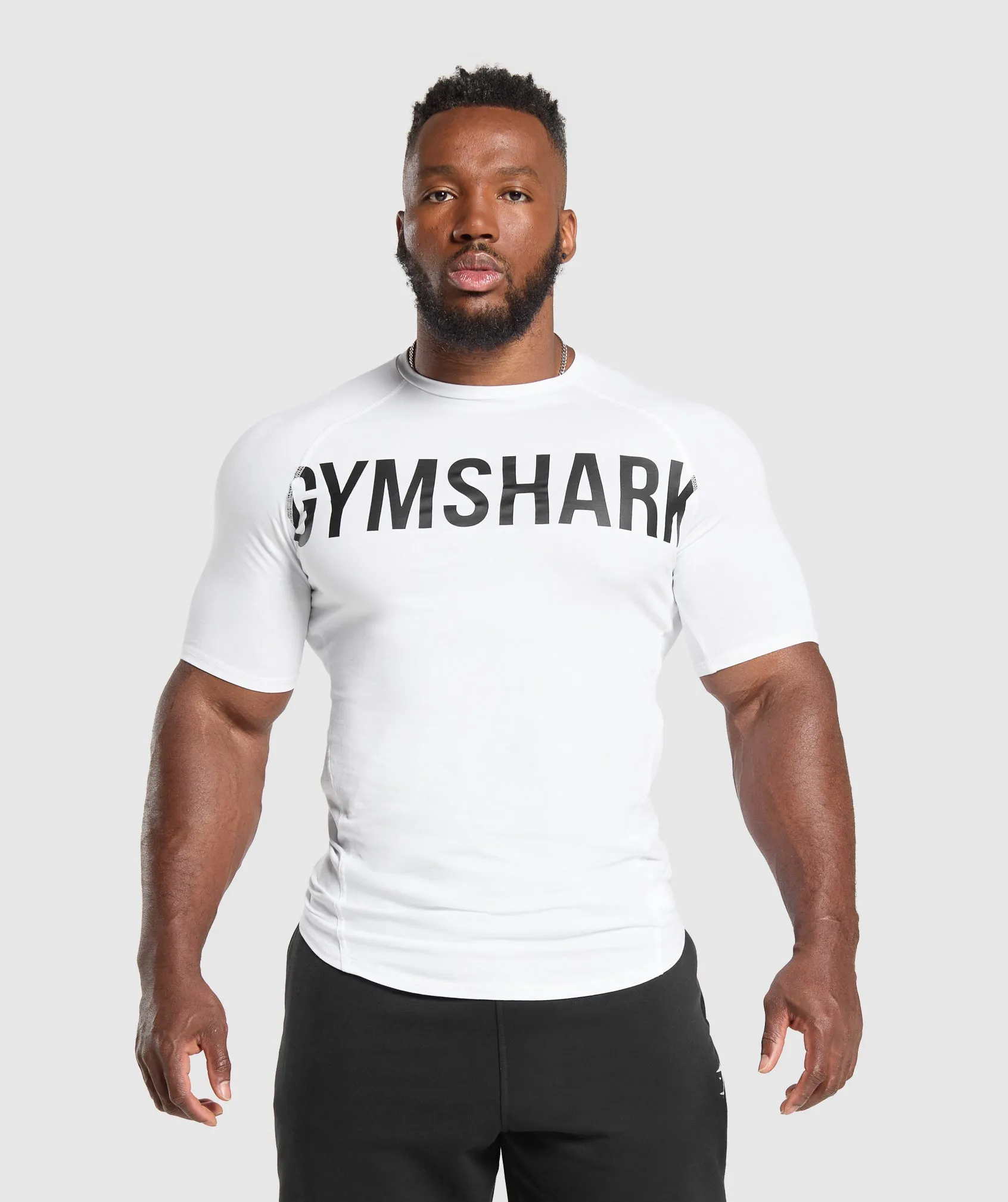 Gymshark Prime T-Shirt - White sold by Gymshark