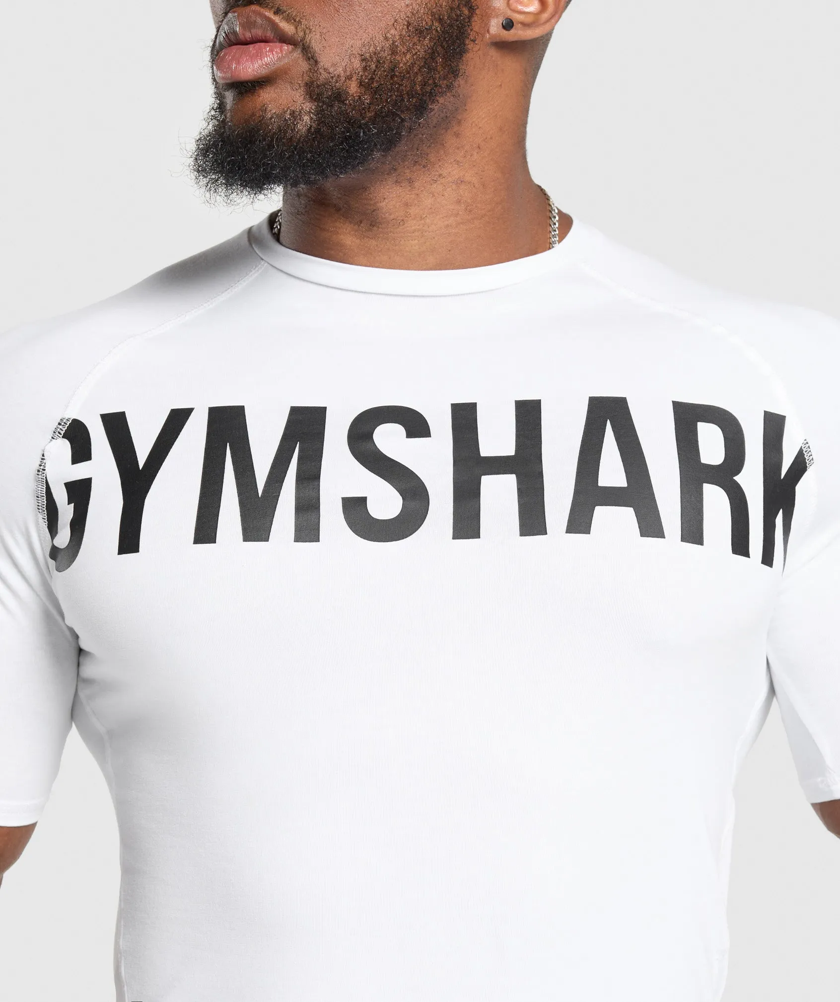 Gymshark Prime T-Shirt - White sold by Gymshark product image thumbnail 5
