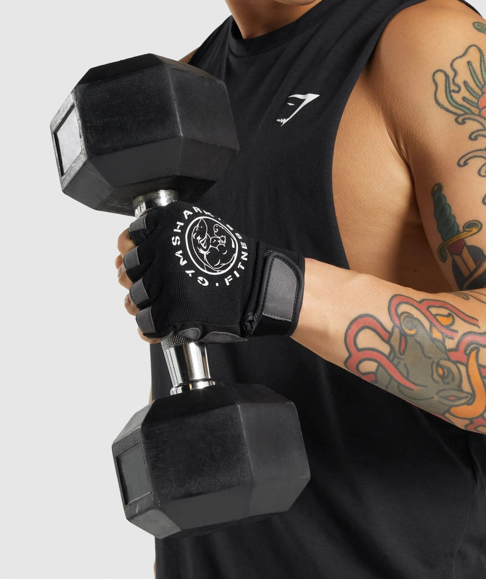 Gymshark Legacy Lifting Gloves - Black sold by Gymshark product image thumbnail 3