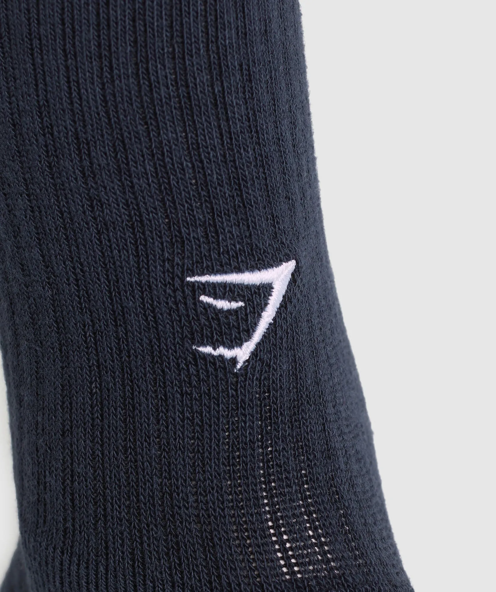 Gymshark Collegiate Crew Socks 3pk - White/Heavy Blue/Trail Green sold by Gymshark product image thumbnail 5