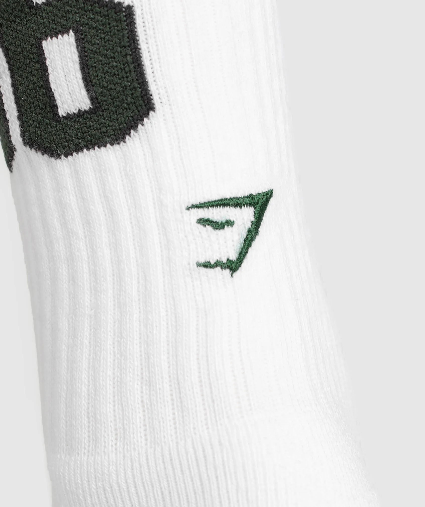 Gymshark Collegiate Crew Socks 3pk - White/Heavy Blue/Trail Green sold by Gymshark product image thumbnail 4