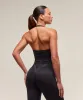Gymshark Adapt X Whitney Animal Seamless Midi Tank - Black/Asphalt Grey sold by Gymshark