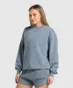 Gymshark Campus Classics Graphic Sweatshirt - Iron Blue sold by Gymshark