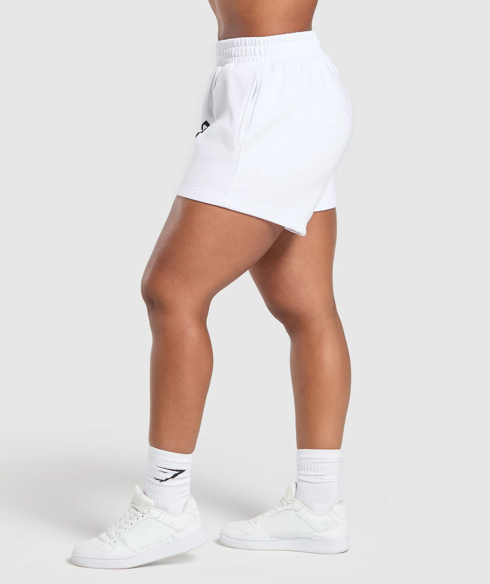 Gymshark Strength Department Graphic Shorts - White sold by Gymshark product image thumbnail 2