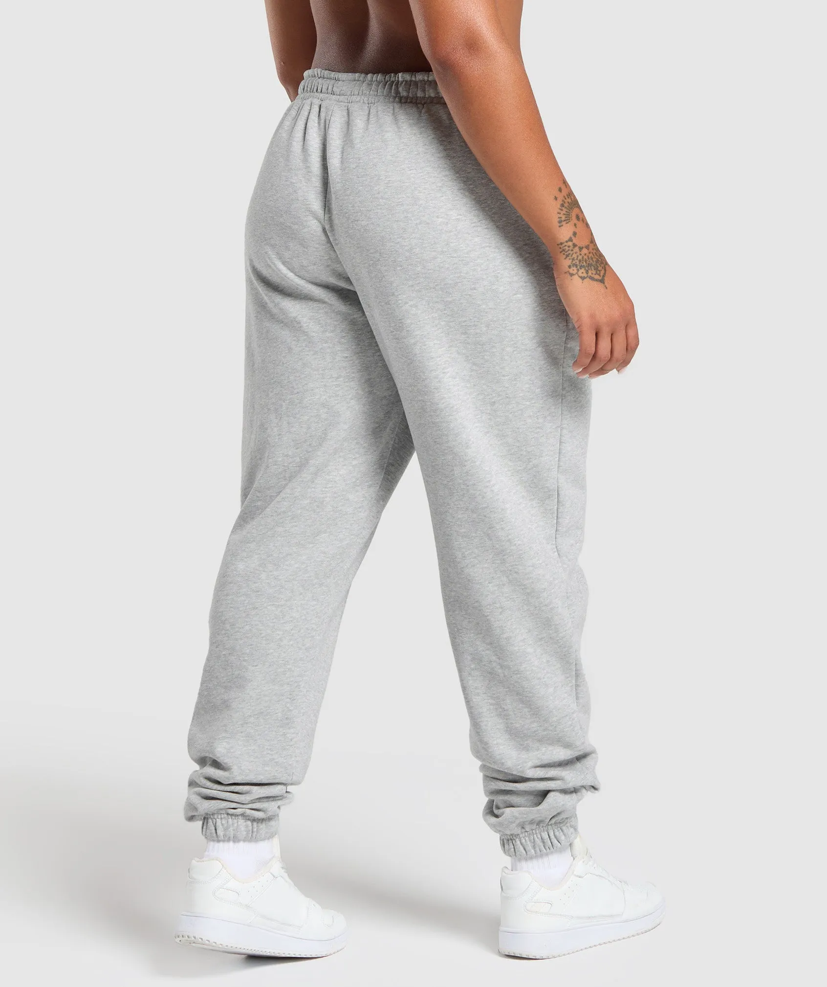 Gymshark Strength Department Graphic Joggers - Light Grey Core Marl sold by Gymshark product image thumbnail 3