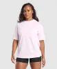 GS Power Oversized T-Shirt - Ice Pink sold by Gymshark
