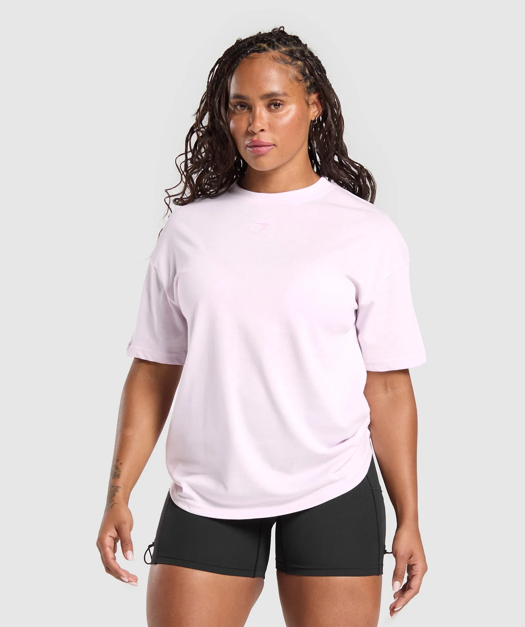 GS Power Oversized T-Shirt - Ice Pink sold by Gymshark product image thumbnail 2