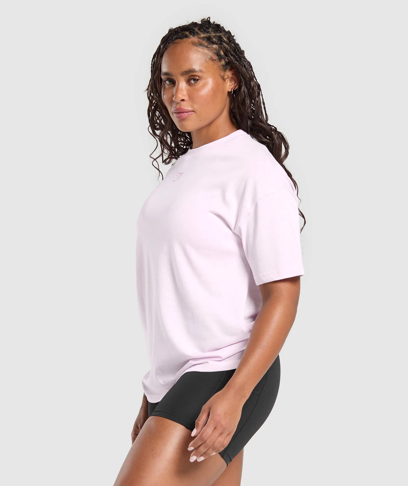 GS Power Oversized T-Shirt - Ice Pink sold by Gymshark product image thumbnail 3