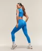 Gymshark Adapt X Whitney Animal Seamless Leggings - Barbell Blue/Gentle Blue sold by Gymshark