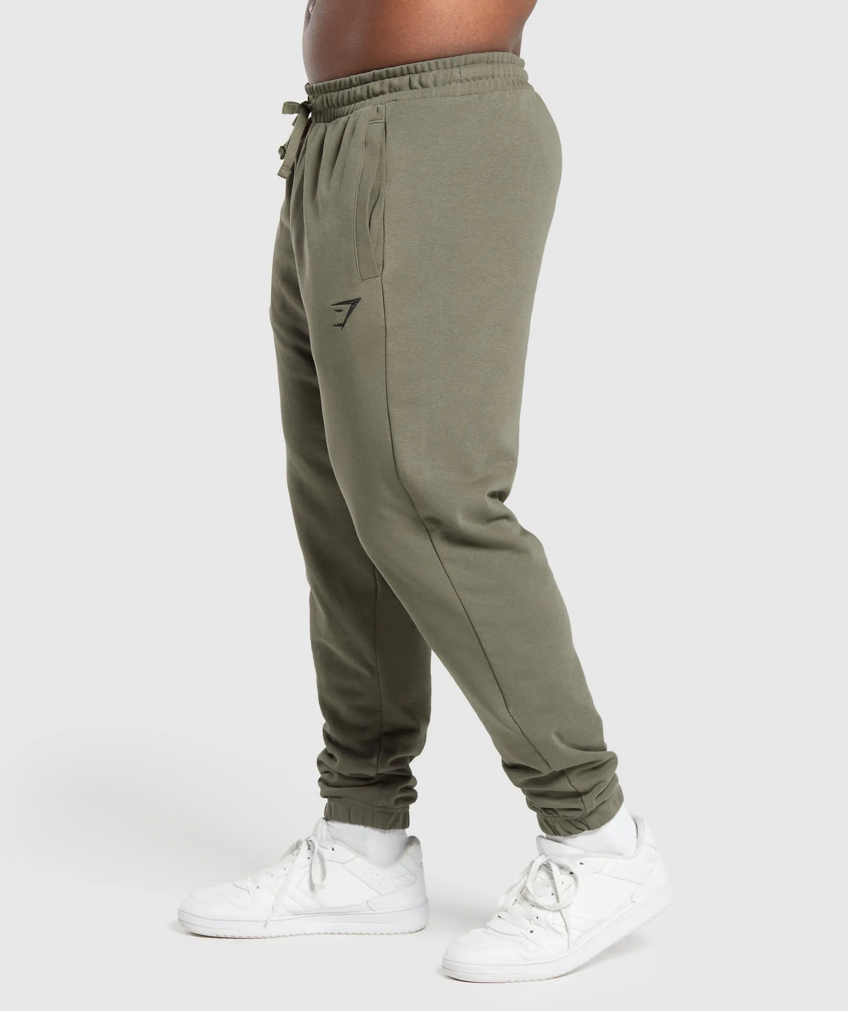 Gymshark Essential Oversized Joggers - Strength Green sold by Gymshark product image thumbnail 3