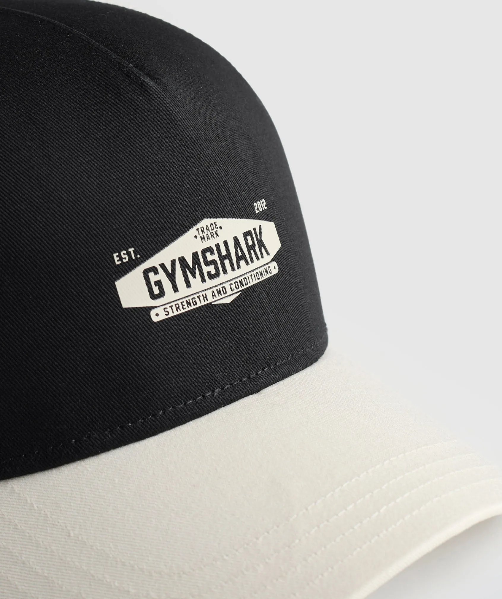 Gymshark Craft Trucker - Oat White/Black sold by Gymshark product image thumbnail 3
