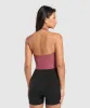 Gymshark Halter Neck Cami with Shelf - Washed Berry Pink sold by Gymshark
