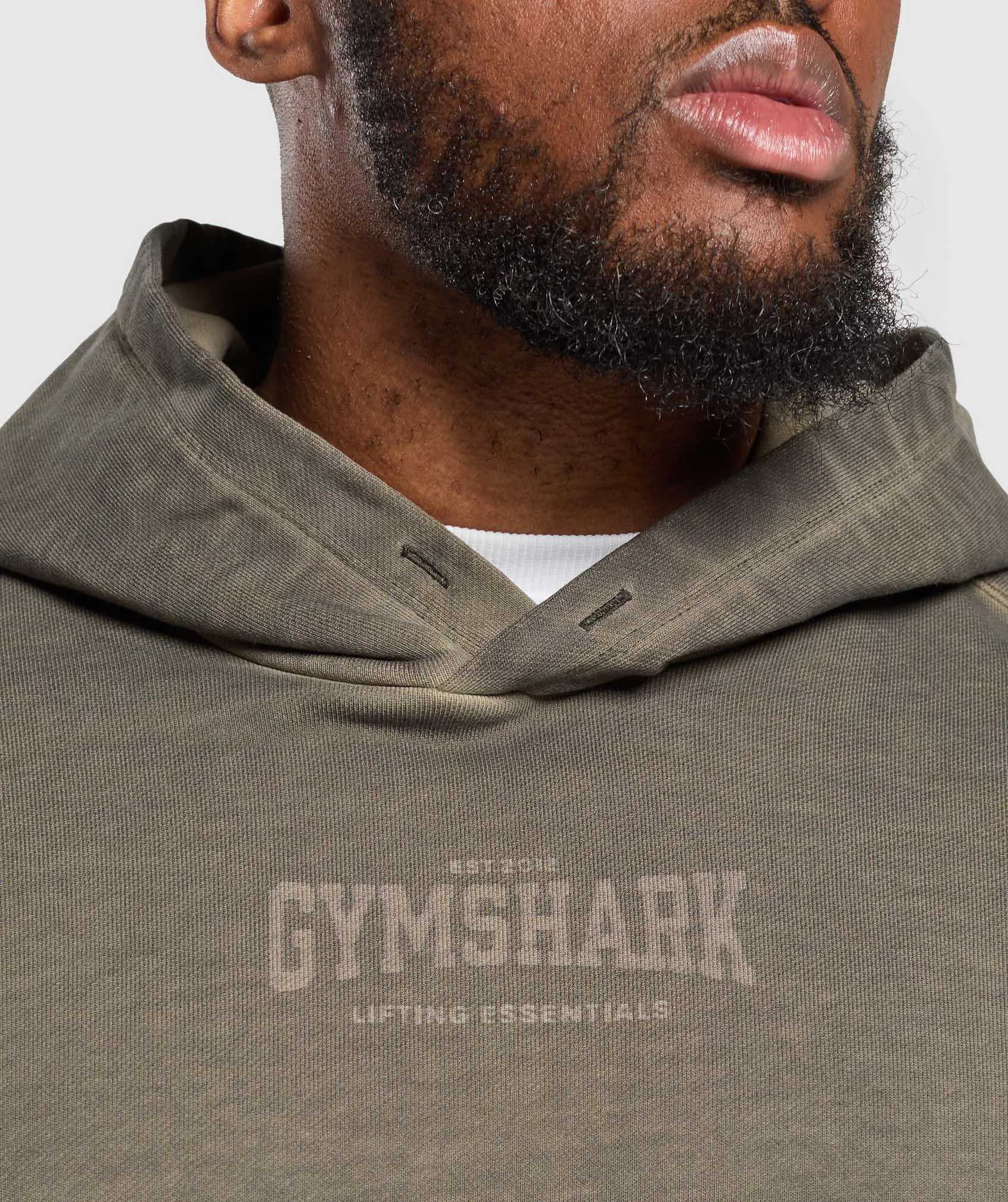 Gymshark Heavyweight Hoodie - Strength Green Wash sold by Gymshark product image thumbnail 5