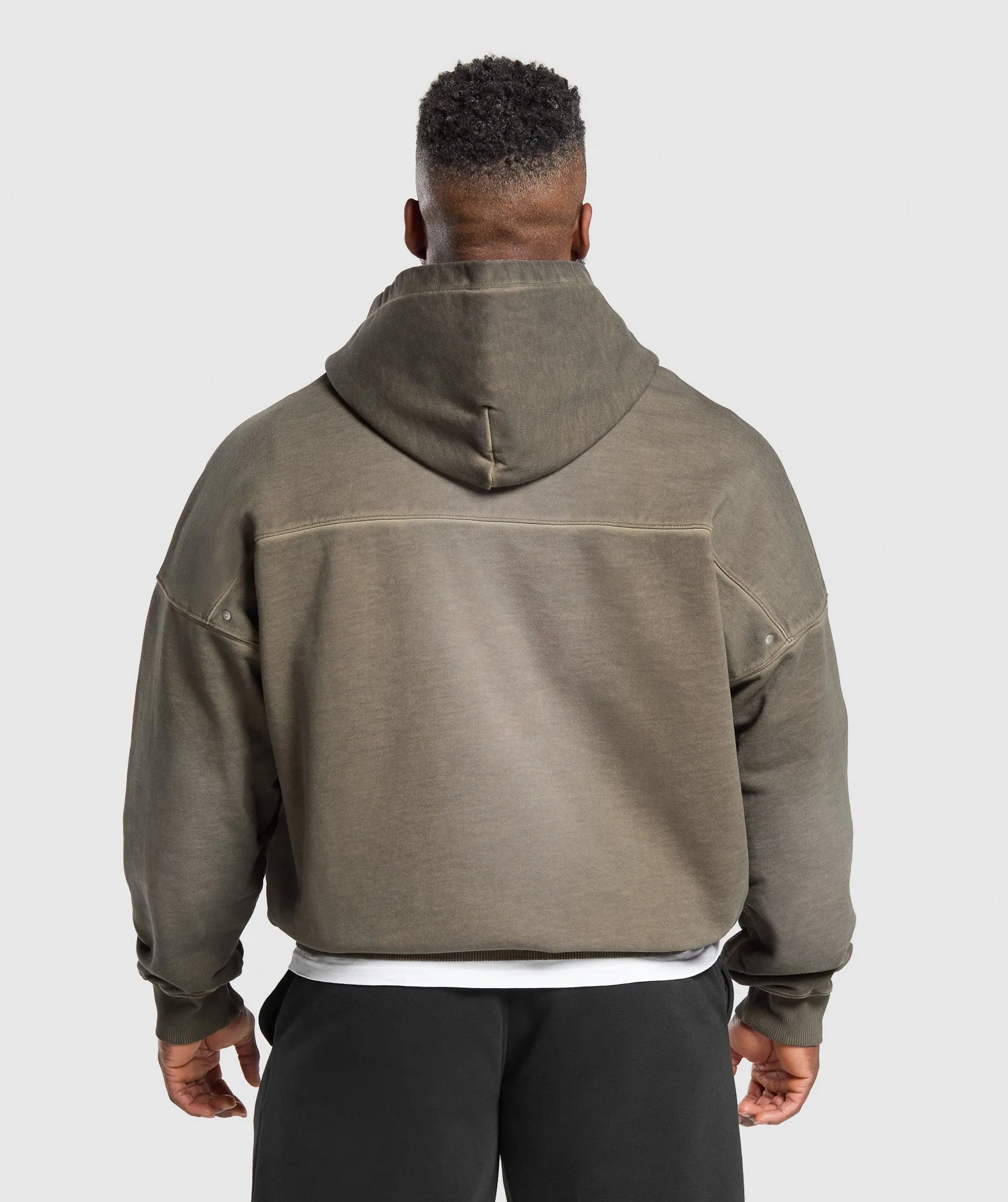 Gymshark Heavyweight Hoodie - Strength Green Wash sold by Gymshark product image thumbnail 2
