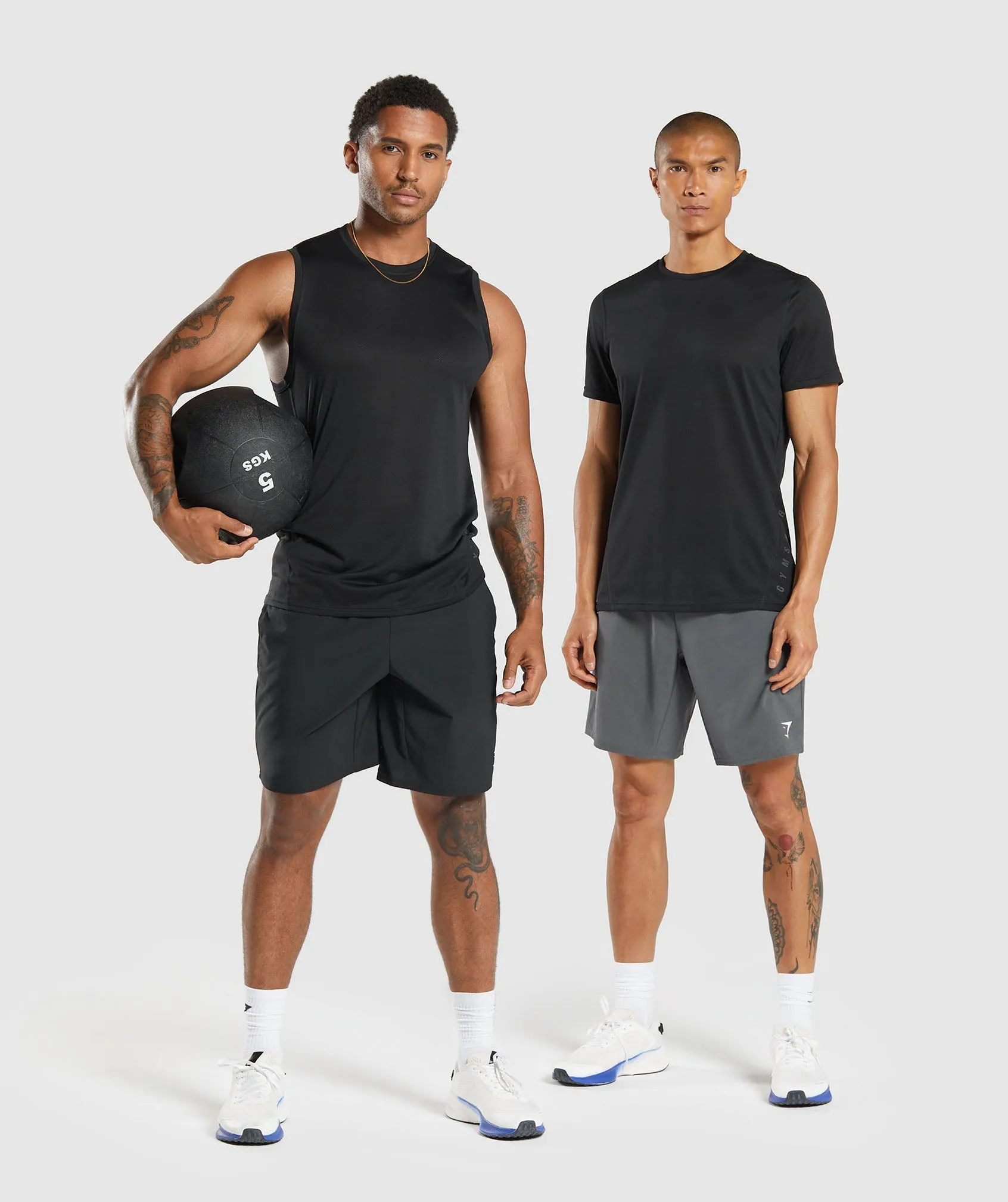 Gymshark Arrival 9" Shorts - Silhouette Grey sold by Gymshark product image thumbnail 4