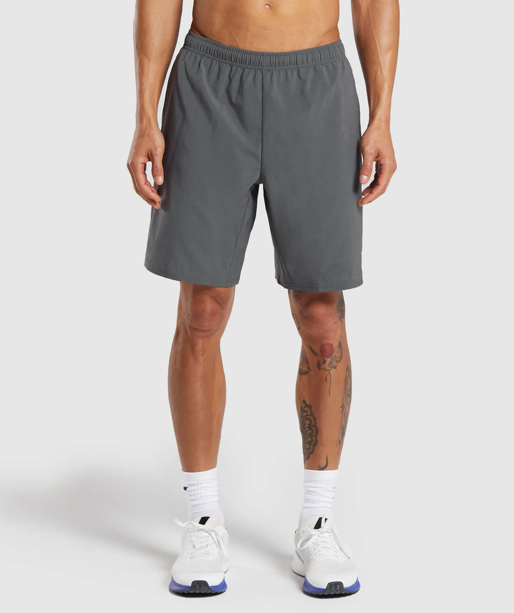 Gymshark Arrival 9" Shorts - Silhouette Grey sold by Gymshark