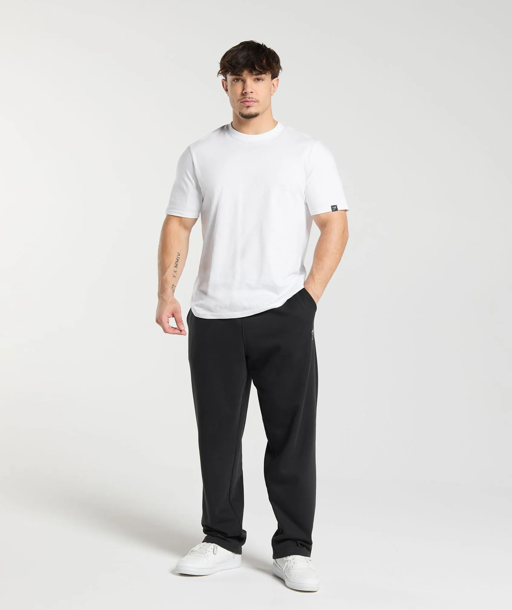 Gymshark T-Shirt 2 Pack - White/Black sold by Gymshark product image thumbnail 5