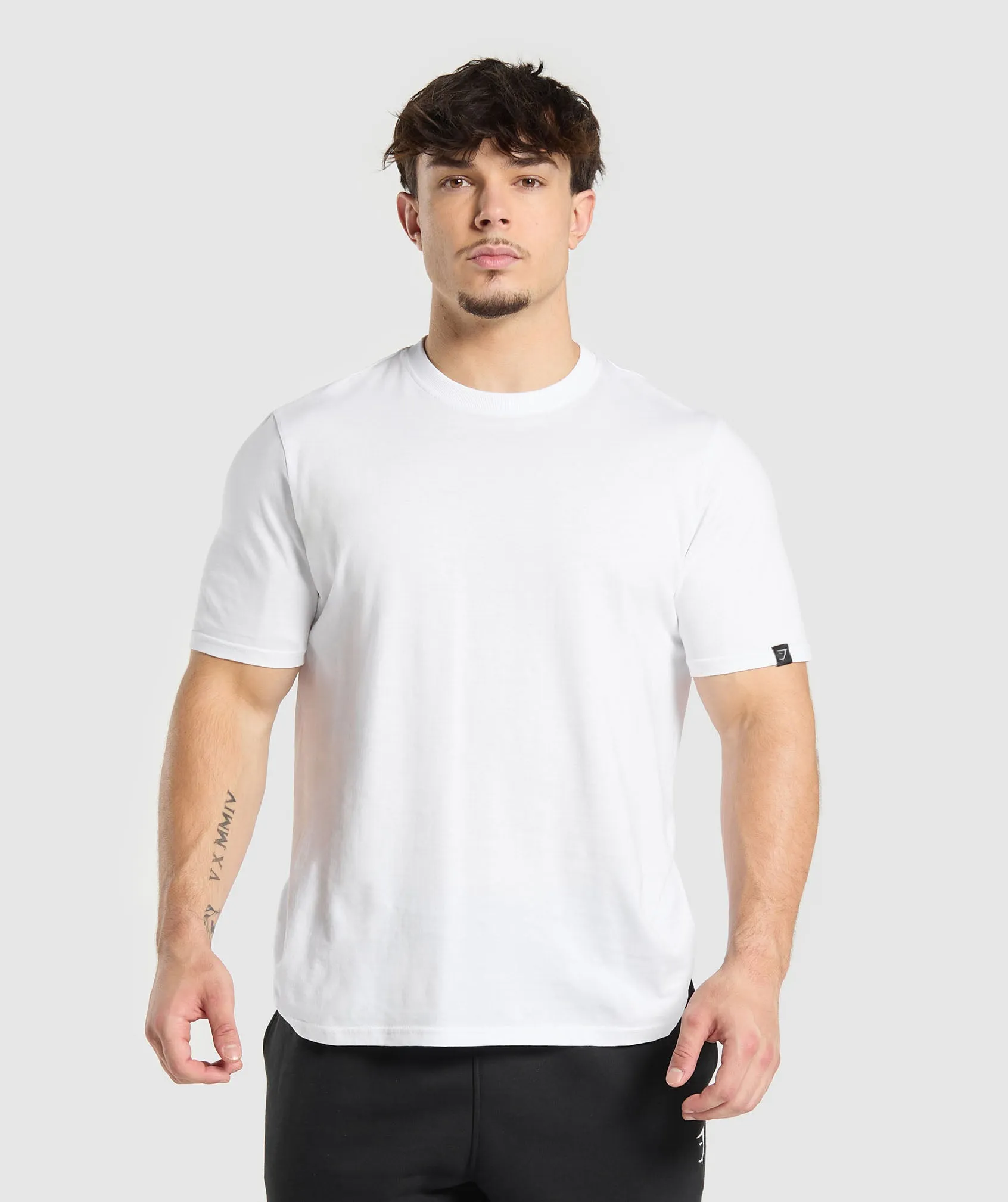 Gymshark T-Shirt 2 Pack - White/Black sold by Gymshark product image thumbnail 2