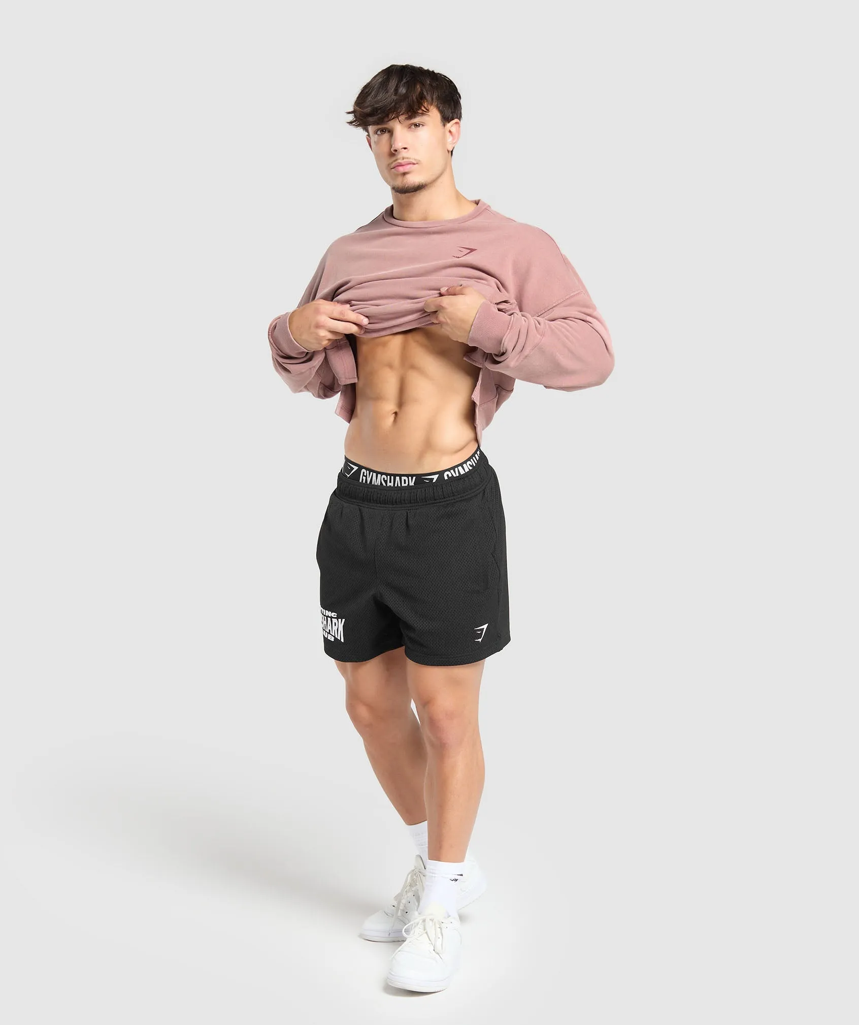 Gymshark Power Washed Crew - Brick Brown sold by Gymshark product image thumbnail 4