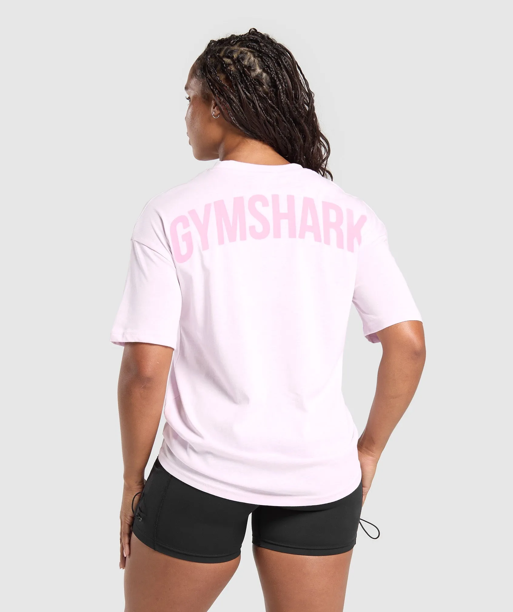 Power Oversized T-Shirt - Ice Pink sold by Gymshark