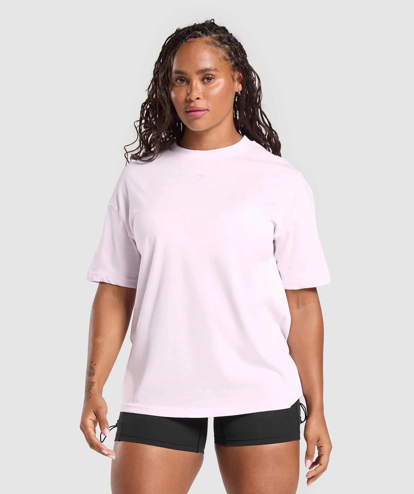 Power Oversized T-Shirt - Ice Pink sold by Gymshark product image thumbnail 5