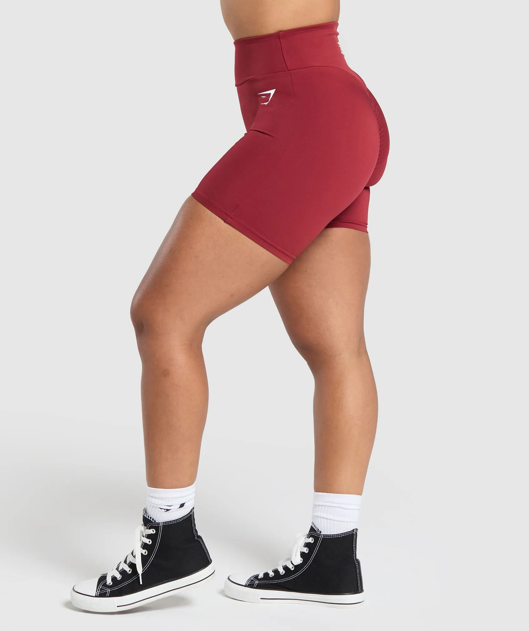 Reps Power Tight Shorts - Reps Red sold by Gymshark product image thumbnail 3