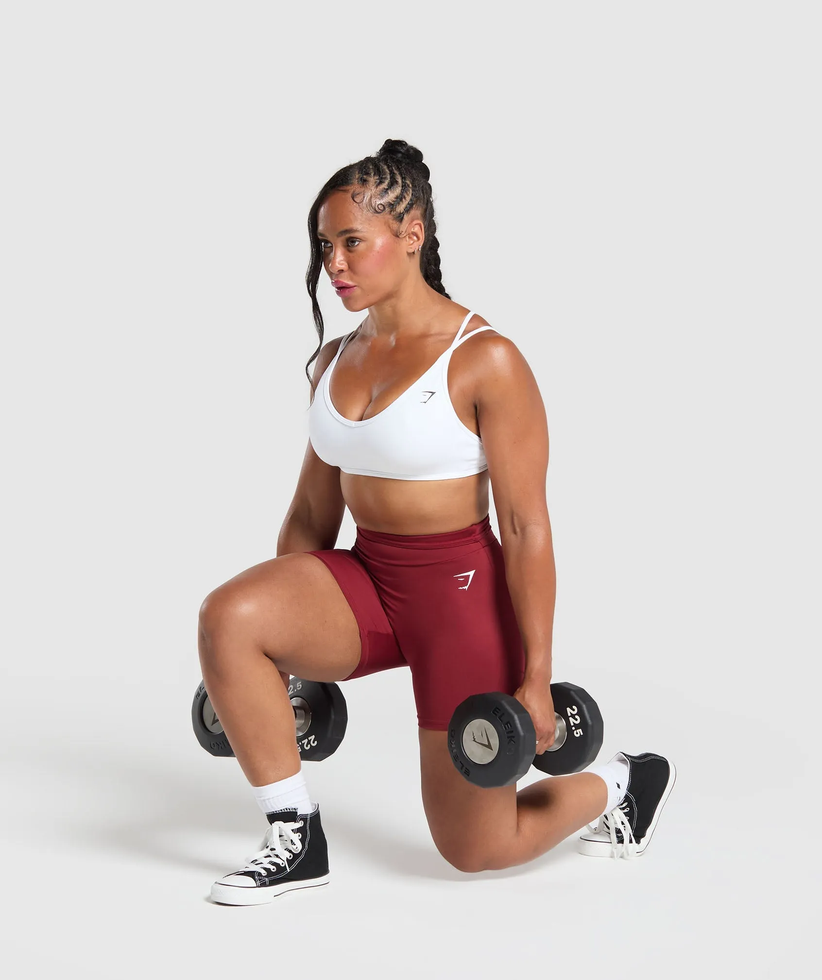 Reps Power Tight Shorts - Reps Red sold by Gymshark product image thumbnail 4