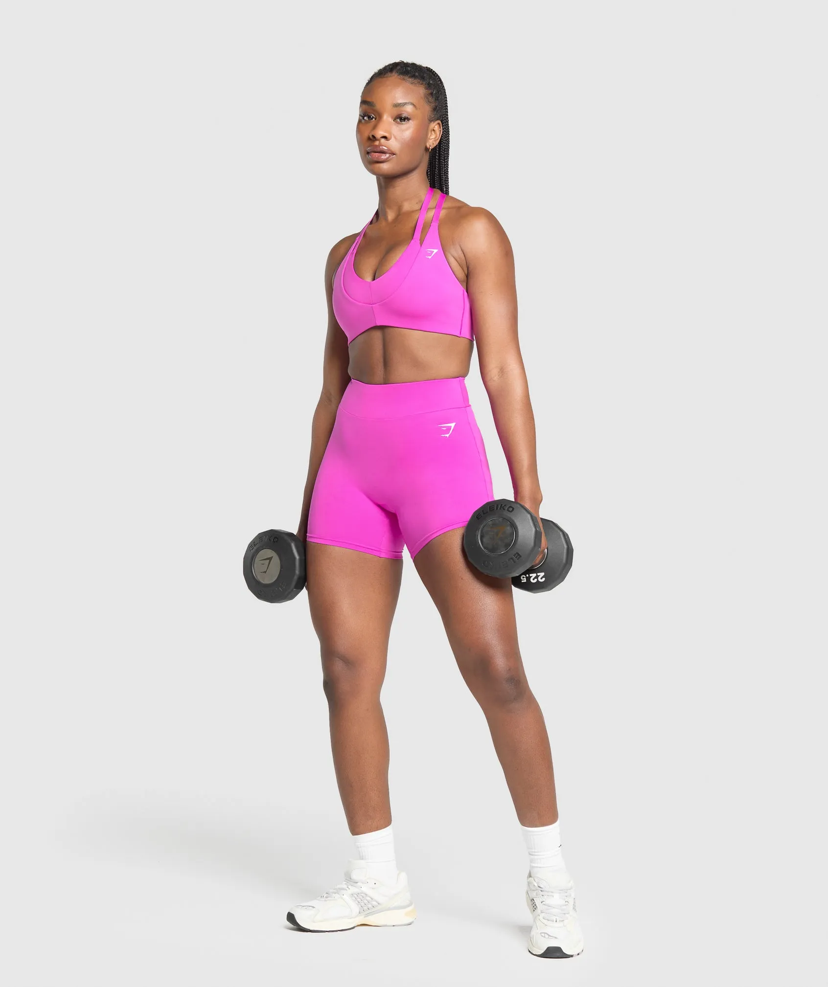 Gymshark Reps T Back Sports Bra - Vibrant Pink sold by Gymshark product image thumbnail 4
