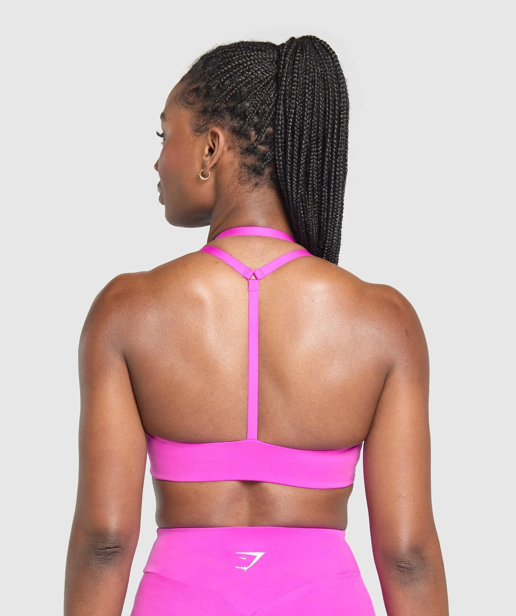 Gymshark Reps T Back Sports Bra - Vibrant Pink sold by Gymshark product image thumbnail 2