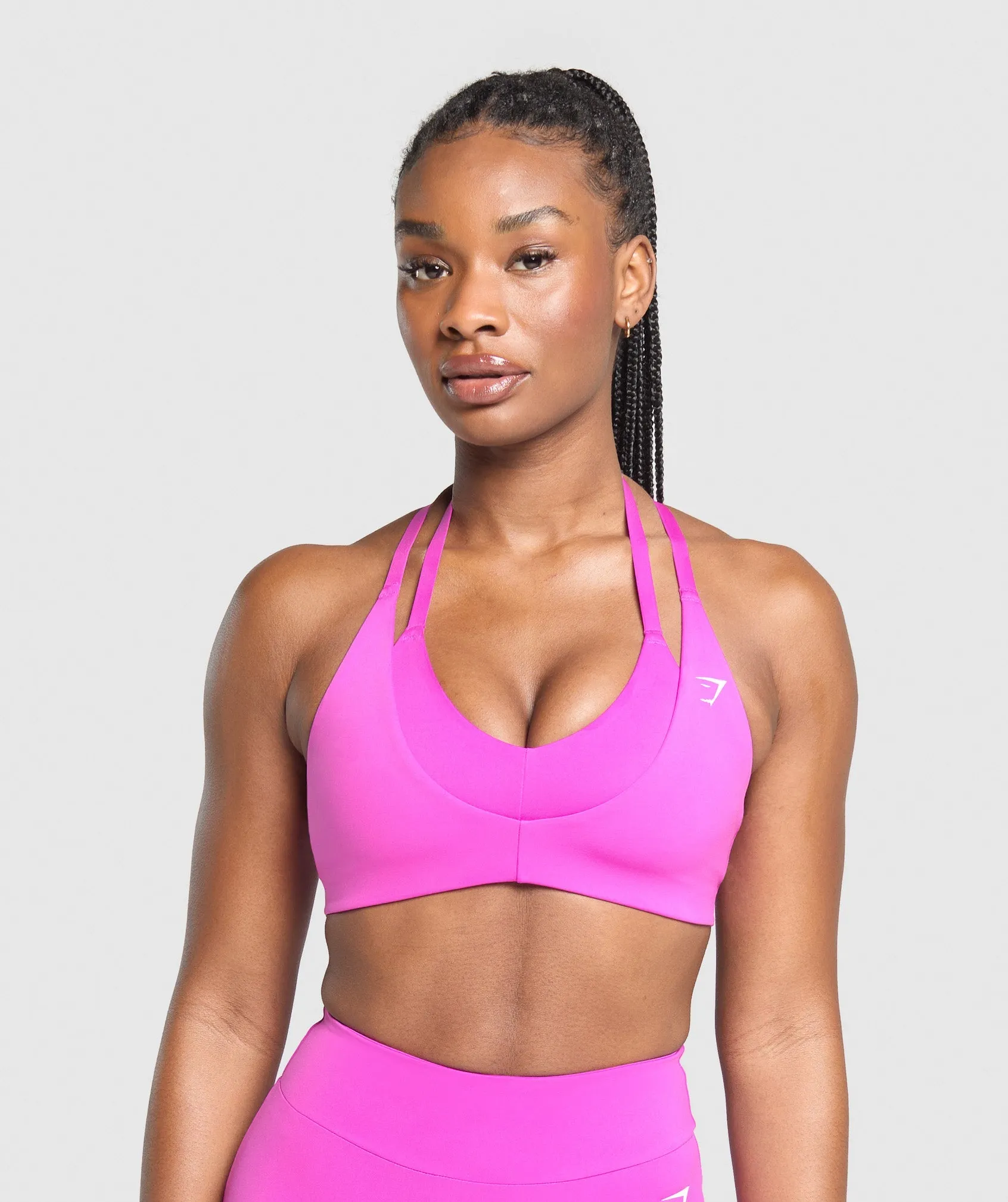 Gymshark Reps T Back Sports Bra - Vibrant Pink sold by Gymshark