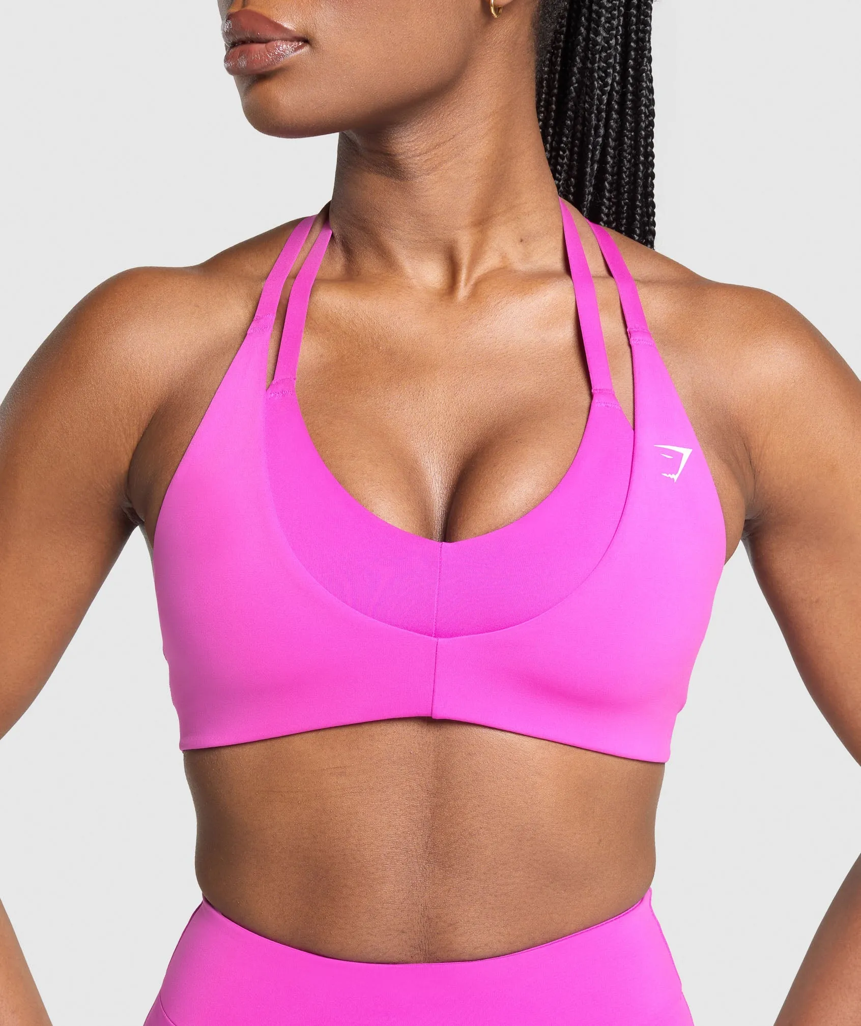 Gymshark Reps T Back Sports Bra - Vibrant Pink sold by Gymshark product image thumbnail 5