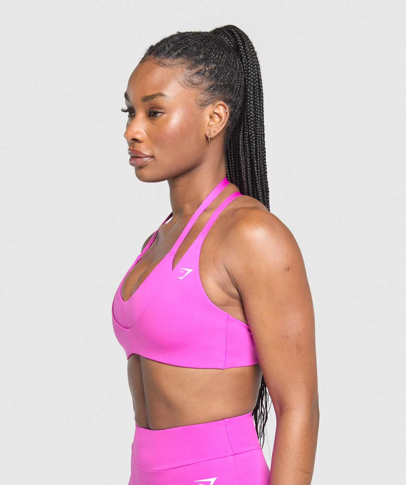 Gymshark Reps T Back Sports Bra - Vibrant Pink sold by Gymshark product image thumbnail 3