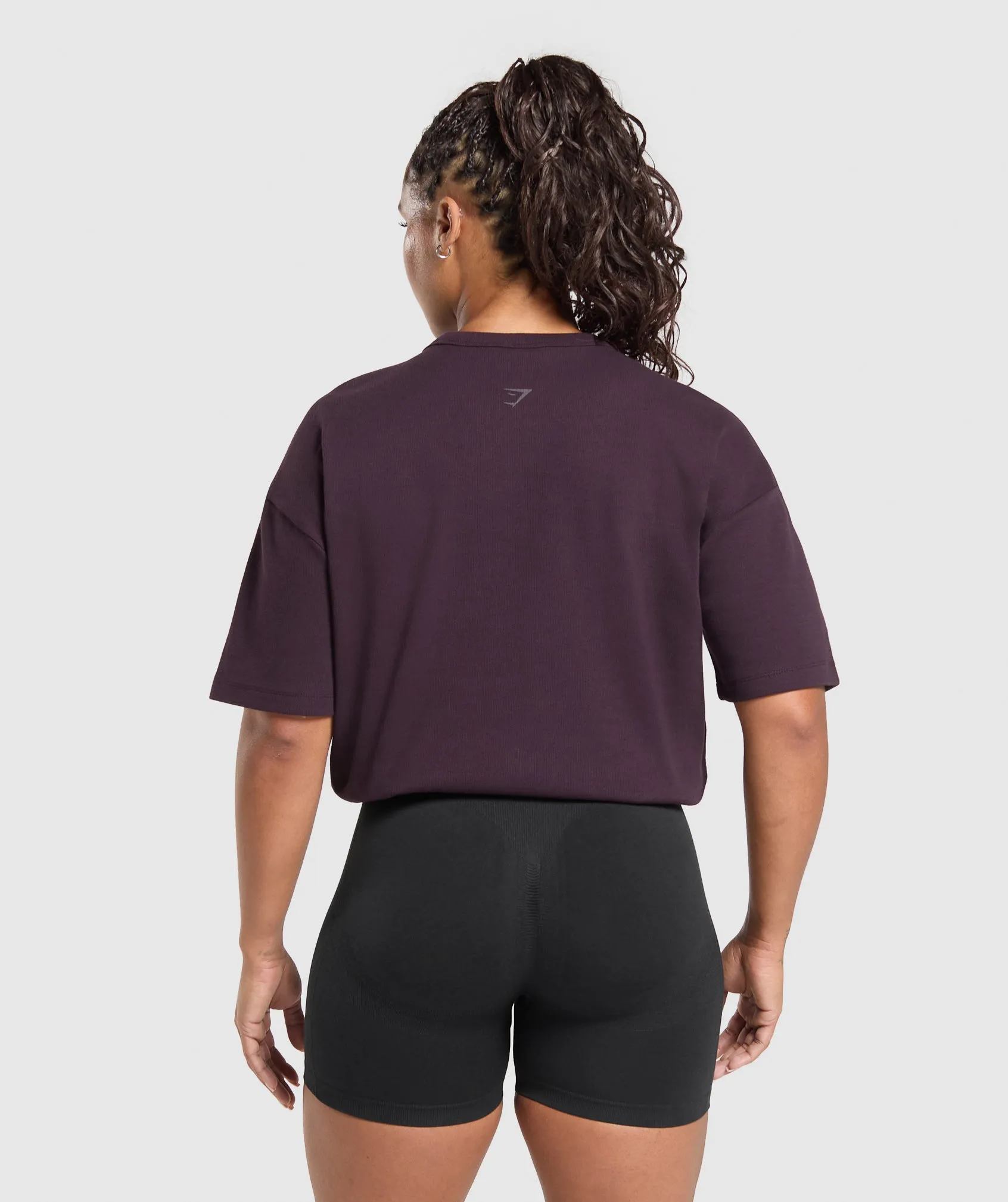 Gymshark Gymshark Lifting Oversized Pump Cover - Plum Brown sold by Gymshark product image thumbnail 4