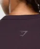Gymshark Gymshark Lifting Oversized Pump Cover - Plum Brown sold by Gymshark