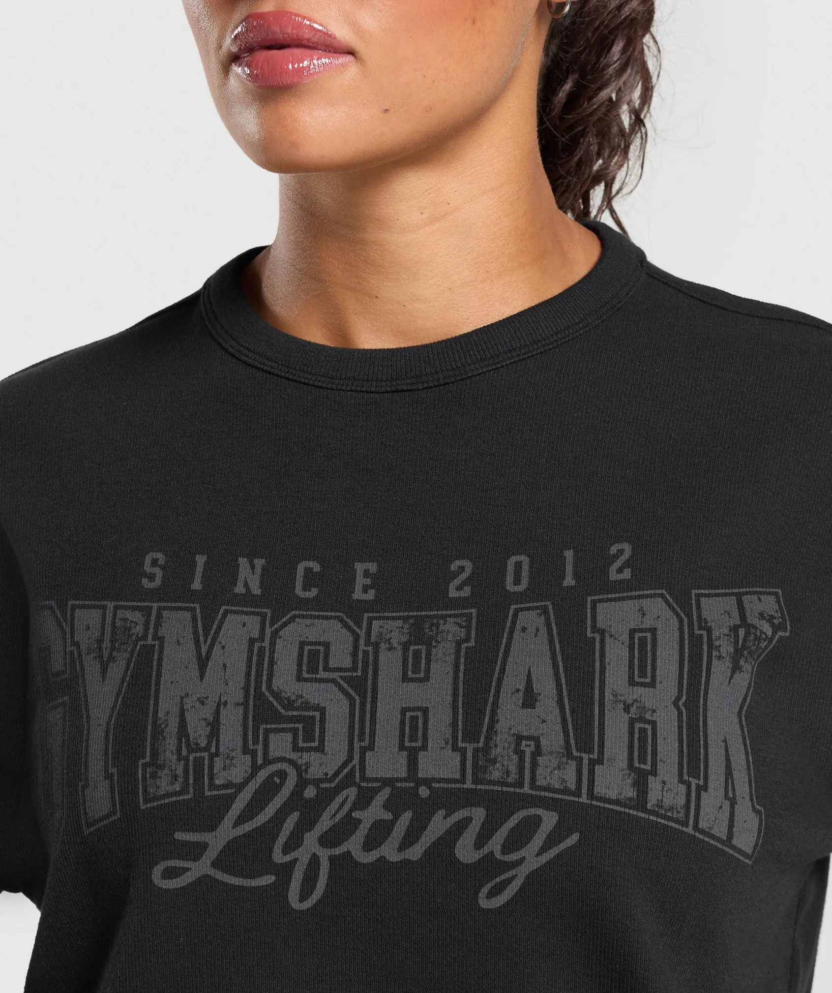 Gymshark Gymshark Lifting Oversized Pump Cover - Black sold by Gymshark product image thumbnail 5