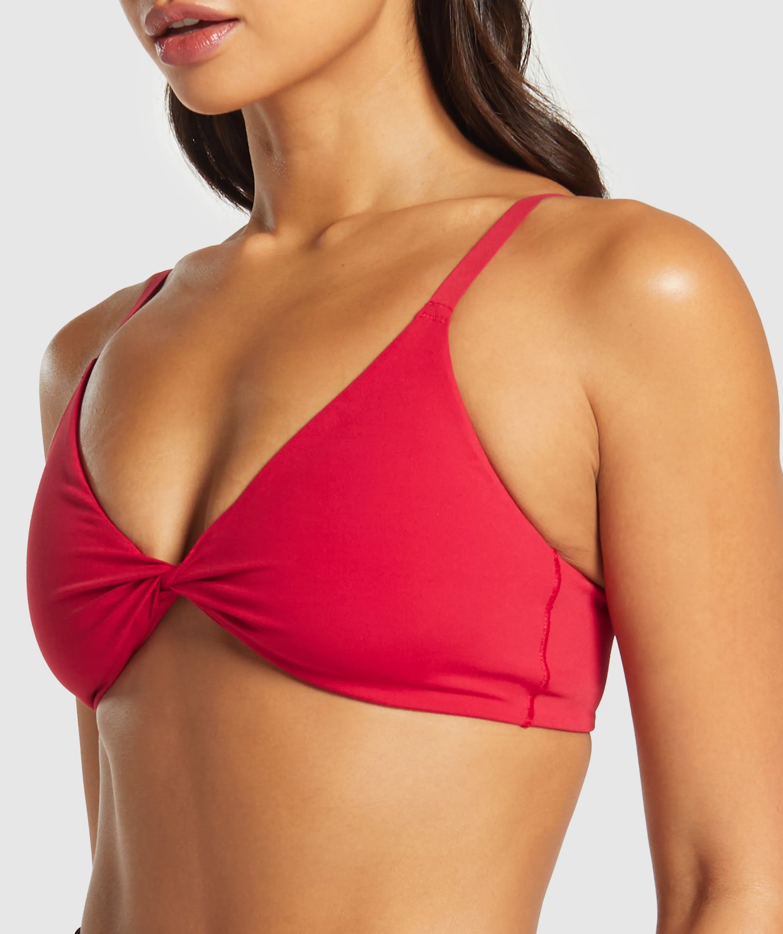Gymshark Twist Front Bralette - Carmine Red sold by Gymshark product image thumbnail 4