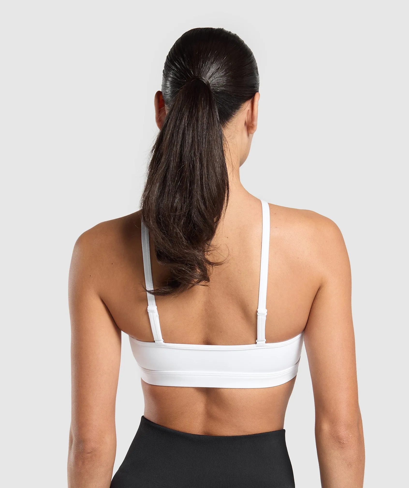 Gymshark Halter Neck Sports Bra - White sold by Gymshark product image thumbnail 2