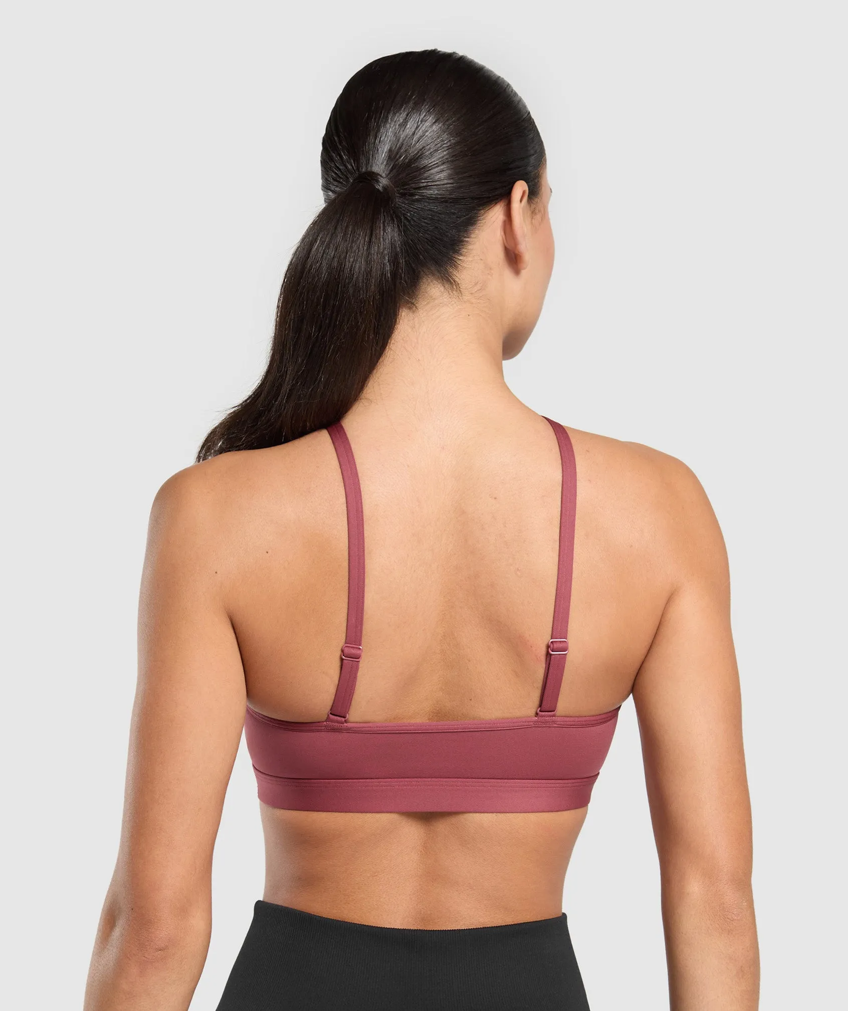 Gymshark Halter Neck Sports Bra - Washed Berry Pink sold by Gymshark product image thumbnail 2